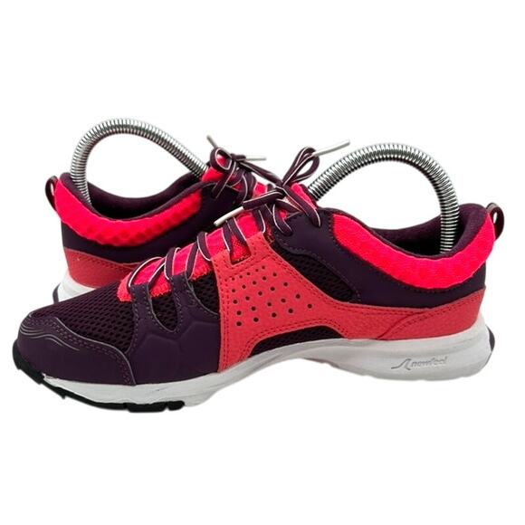 Decathlon Newfeel Propulse Running Sneakers 6.5 Black Pink Athletic Training - Picture 4 of 11